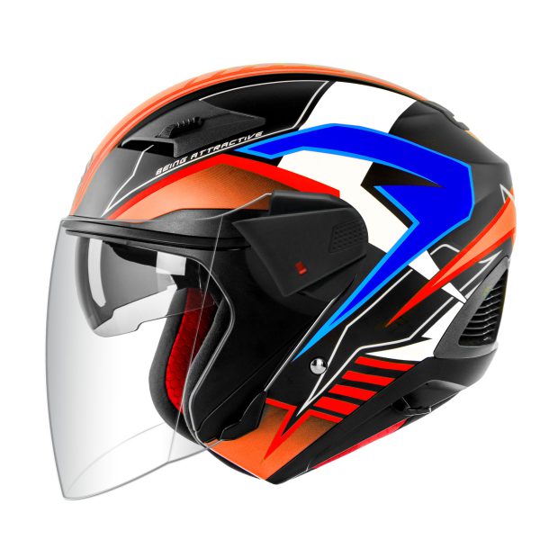 Sunda 611E (New Graphics) Nón bảo hiểm 3/4 2 kính cao cấp - Ảnh 4