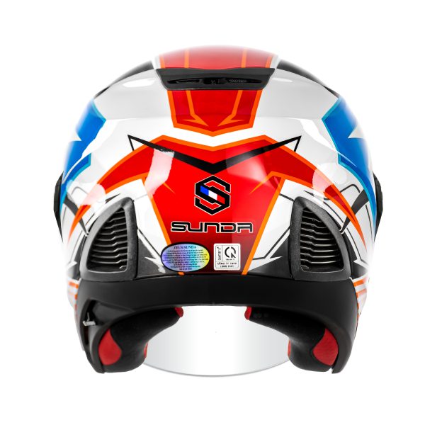 Sunda 611E (New Graphics) Nón bảo hiểm 3/4 2 kính cao cấp - Ảnh 7