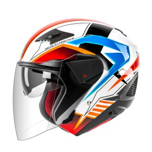 Sunda 611E (New Graphics) Nón bảo hiểm 3/4 2 kính cao cấp