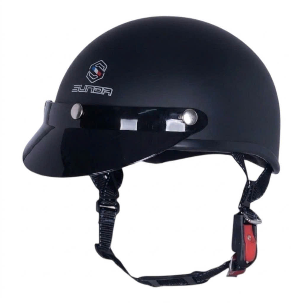 Sunda HALY 136 Mũ nửa đầu không kính nhỏ gọn tiện lợi - Ảnh 3
