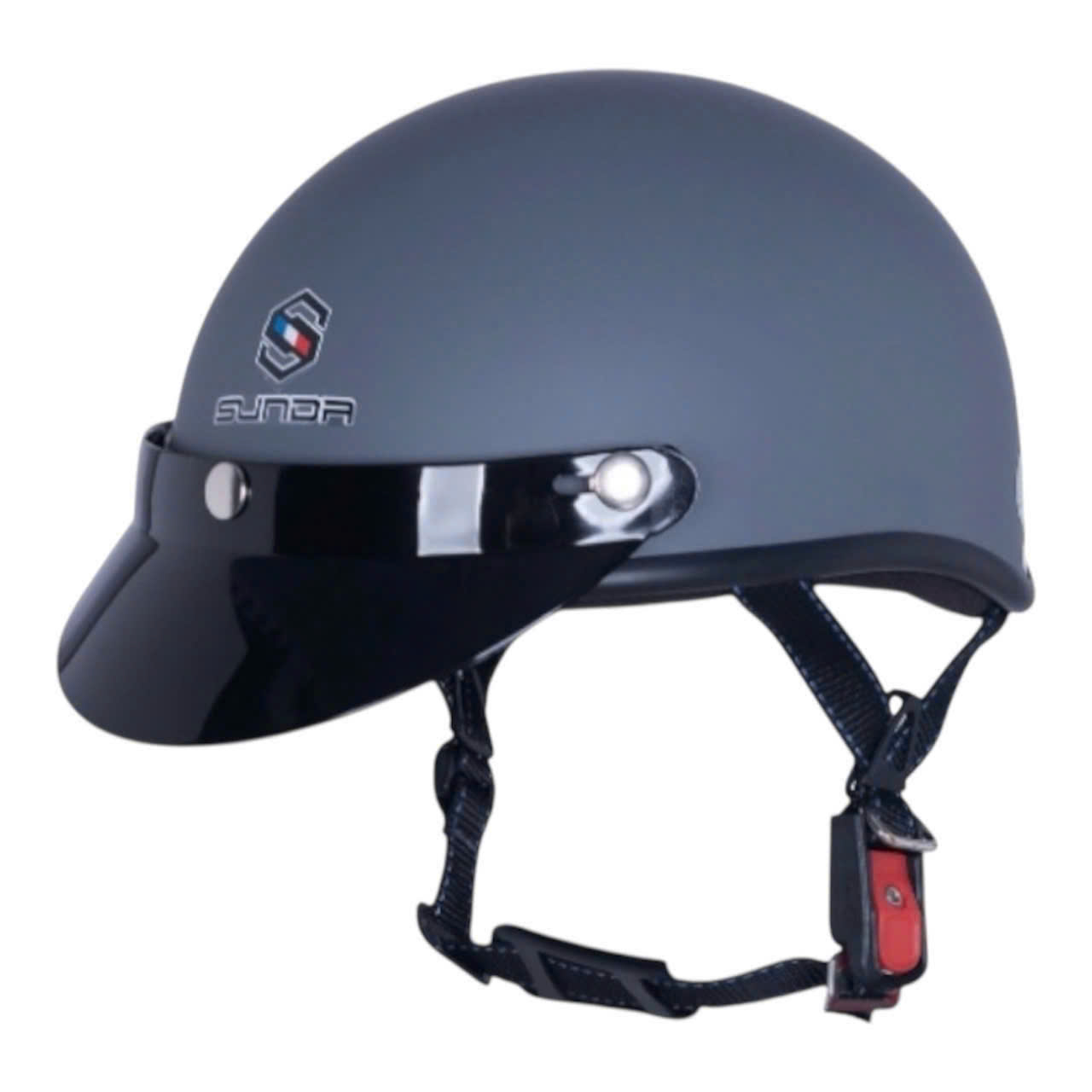Sunda HALY 136 Mũ nửa đầu không kính nhỏ gọn tiện lợi - Ảnh 9