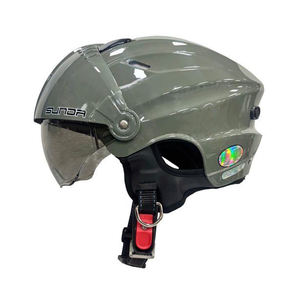 Sunda 125BE Nón bảo hiểm nửa đầu kính ẩn lót tháo giặt tiện lợi - Ảnh 5