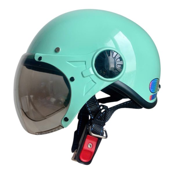 Sunda 136B Nón bảo hiểm nửa đầu có kính (nhiều màu) - Ảnh 6
