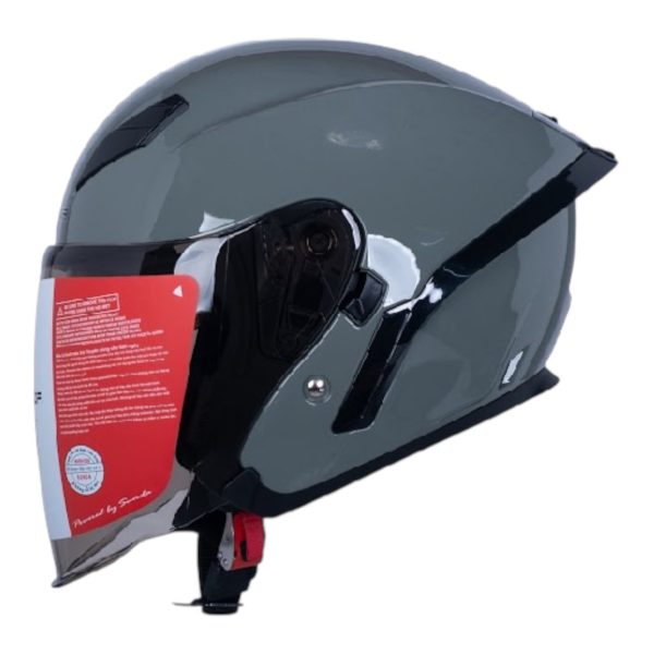 SUNDA 631A TRƠN - NÓN 3/4 2 KÍNH CAO CẤP - Ảnh 8