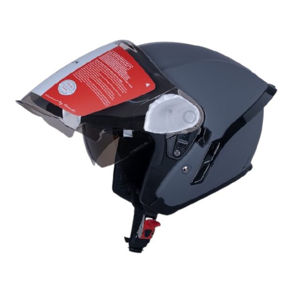 SUNDA 631A TRƠN - NÓN 3/4 2 KÍNH CAO CẤP - Ảnh 3