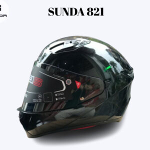 Sunda 821 Trơn Fullface 1 kính nhỏ gọn lót 3s tháo giặt tiện lợi